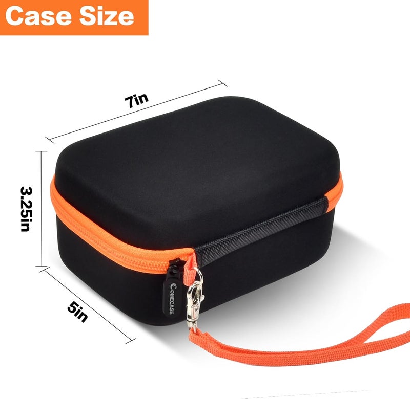 Comecase USB Flash Drive Case, Thumb Drive, Memory Card SD SDXC SDHC Card Holder Organizer, Electronic Accessories Storage Bag for SanDisk/SamData/Samsung/TOPESEL/PNY (Orange Inside, Large) - Image 5
